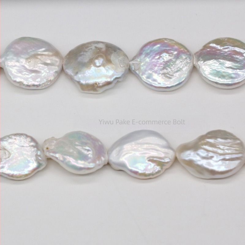 Természetes édesvízi gyöngyök – Barokk gomb alakú gyöngyök, szabad gyöngyök DIY ékszerkészítéshez, nyaklánc medálokhoz (Yiwu)
