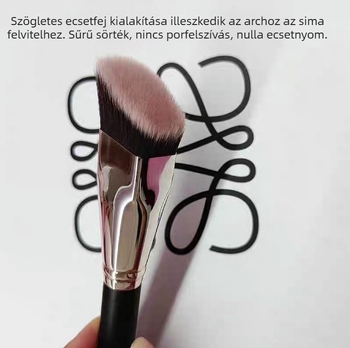 Alapozó ecset fa nyéllel, műszálas szőrrel, 1 darabos csomagolás, zacskóban