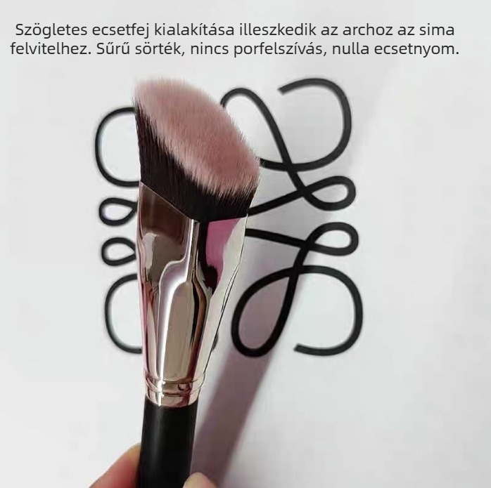 Alapozó ecset fa nyéllel, műszálas szőrrel, 1 darabos csomagolás, zacskóban