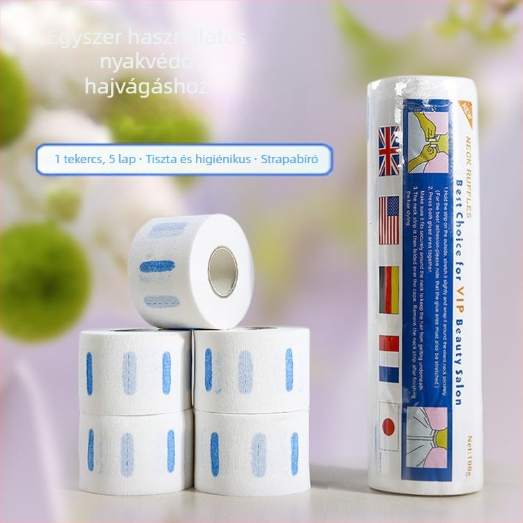 Egyszer használatos nyakvédő papír fodrászszalonhoz – Shengfa, Guangzhou eredetű, kizárólag fodrászszalonok számára