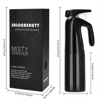 Longxin alkohol alapú, nagy nyomású, folyamatos permetező üveg fertőtlenítésre – hordozható műanyag kozmetikai adagoló palack (92 g kapacitás, folyamatos permetezés, nagy nyomás)