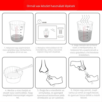 LIDDY Orr viasz készlet – Orrszőrzet eltávolítása viasszal, 150 g