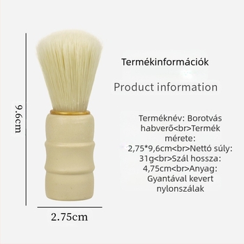 Szakálltisztító kefe maradványok eltávolítására | Anyag: gyanta • Márka: Guangzhou jiayidian • Engedélyezett magánmárka