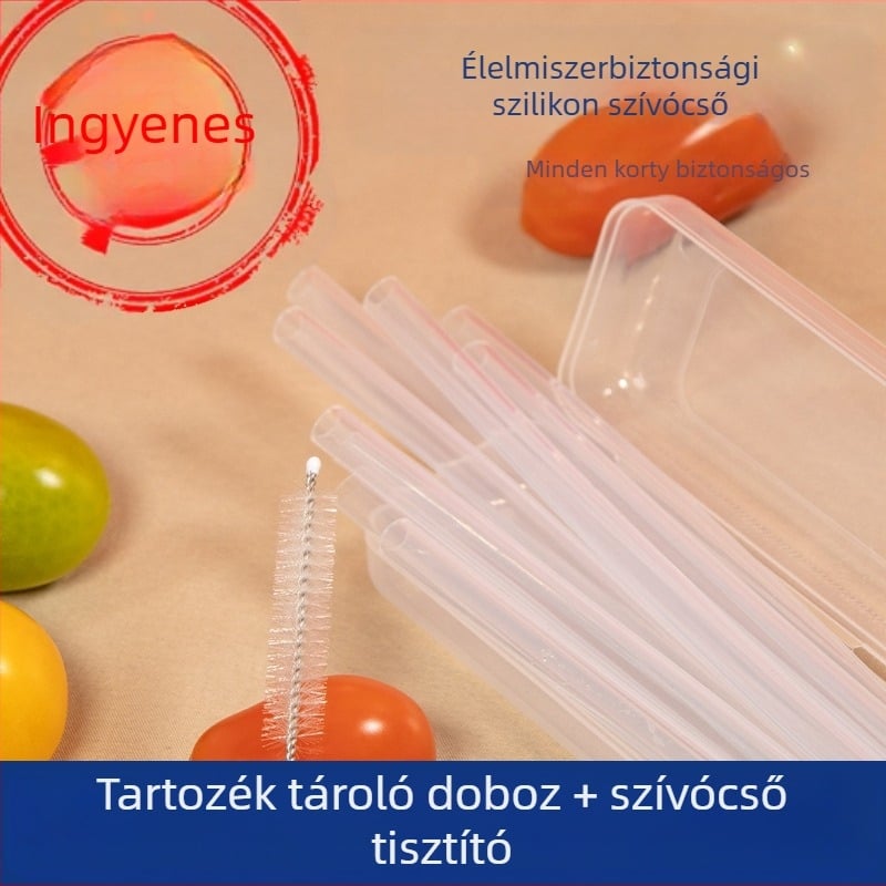 Slika Élelmiszer-minőségű szilikon egyenes cső, biológiailag lebomló