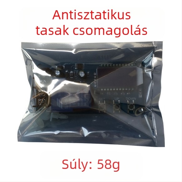 XY-L30A Akkumulátor Töltésvezérlő Modul Digitális Túltöltésvédelmi Funkcióval, 6-60V