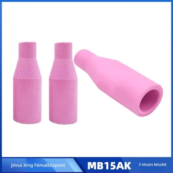 Kerámiás fúvóka MIG/MAG hegesztő pisztolyhoz - 3 darabos készlet, MB14AK/MB15AK kompatibilis, Ø18 mm, Ridi