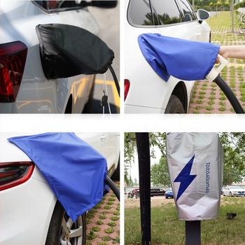 Elektromos jármű töltőpisztoly esővédő borítása, kültéri vízálló poliészter, testreszabható, modern letisztult stílus