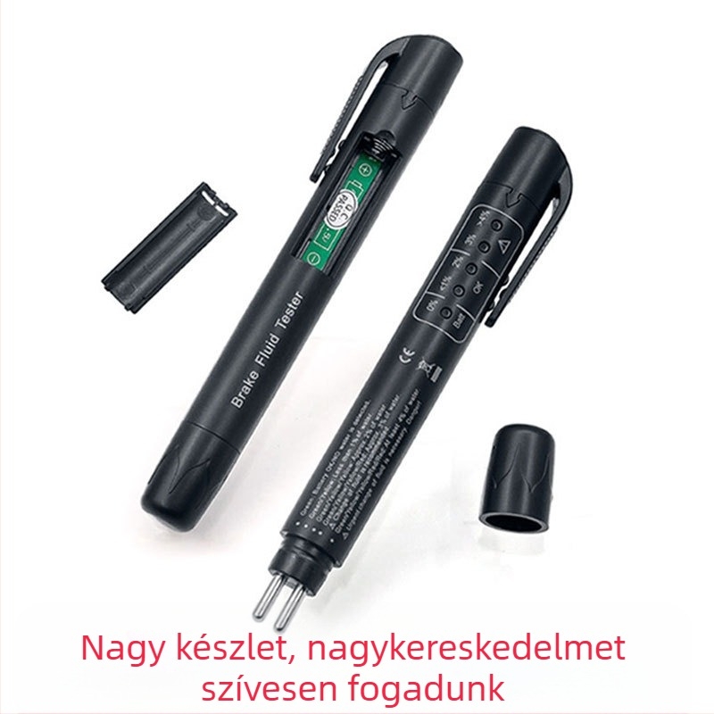 Fékfolyadék detektáló toll DOT3/4/5 – teszt toll, modell Brake oil testing pen, márka Neutral, működési hőmérséklet: szobahőmérséklet