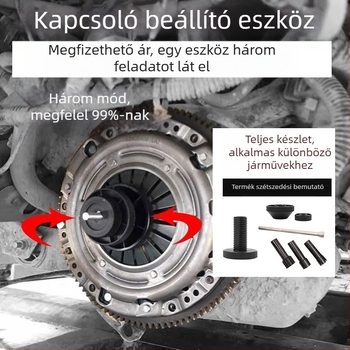 Gépjármű kuplungnyílásának igazító eszköze a kuplunglapka kalibrálásához és beépítéséhez — autókarbantartási speciális eszköz