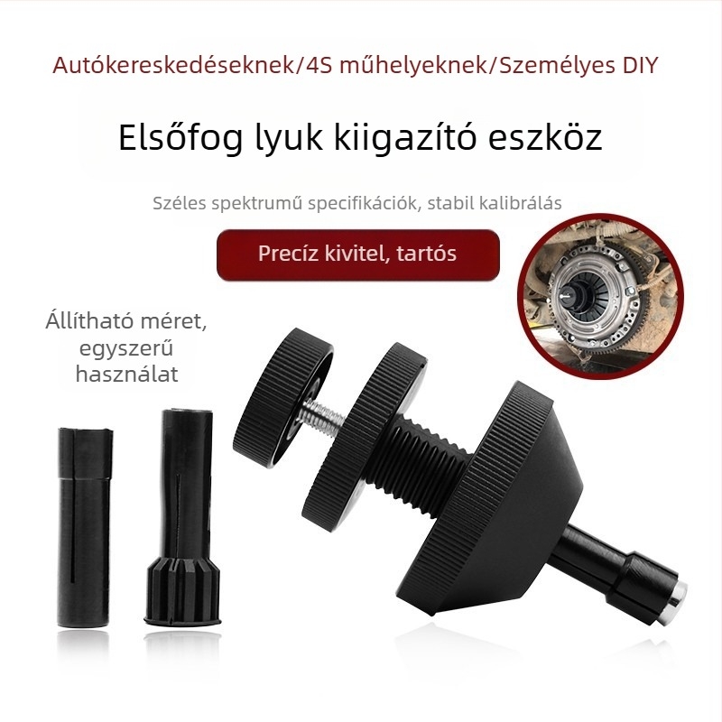 Gépjármű kuplungnyílásának igazító eszköze a kuplunglapka kalibrálásához és beépítéséhez — autókarbantartási speciális eszköz