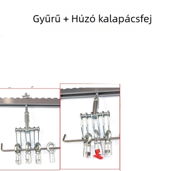 Autó dent javító eszköz - vasból készült, többcsúcsos húzóhorog a lemez javításához - Orange Auto Insurance Tools