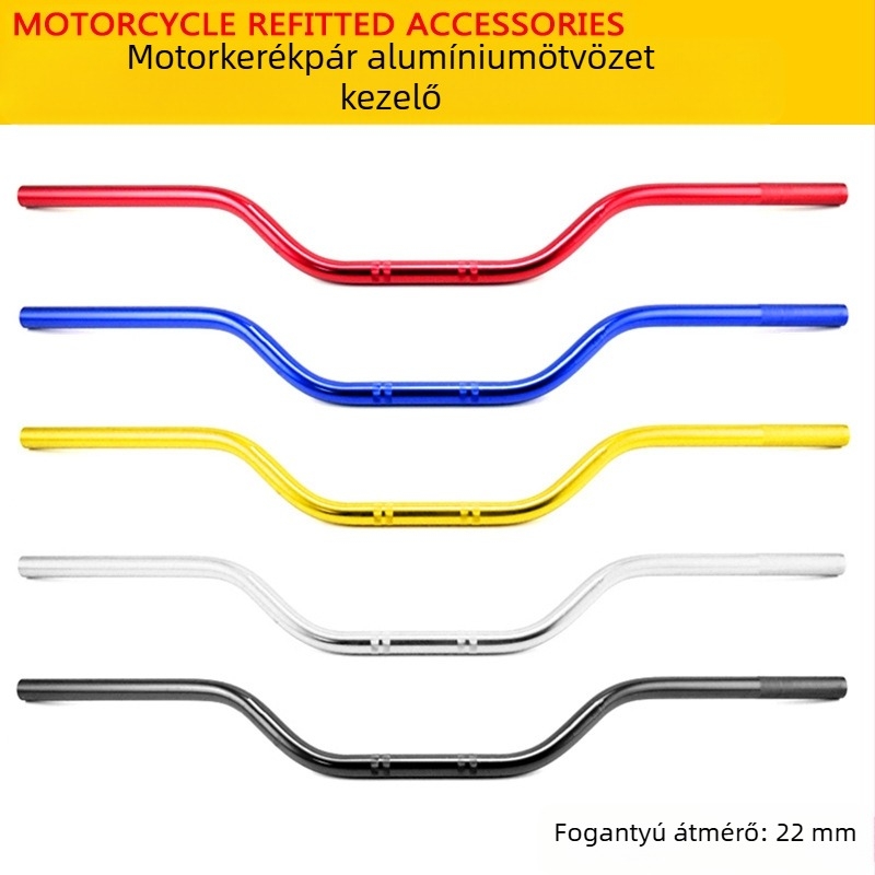 Alumínium ötvözetű motorkerékpár kormány, terep-modifikált, kiterjesztett kialakítás, SHUNXINGLONG