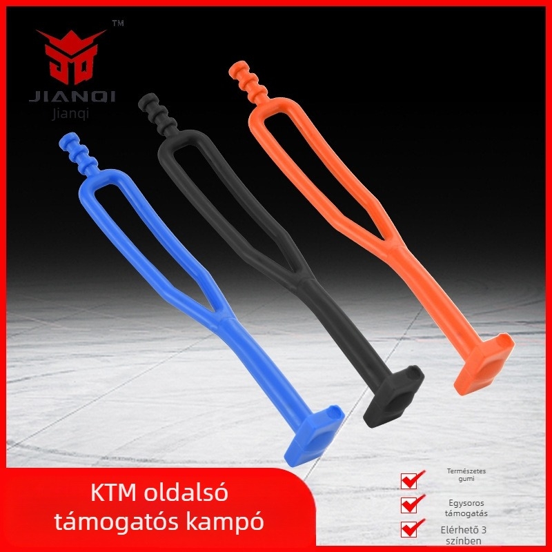 KTM terep motorkerékpár oldalra szerelt tartó felfogó pánttal és gumírozott hüvelyvel, modell JQ-0029, Sword riding