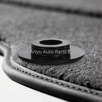 Univerzális autó belső kárpittakaró csat, dupla rétegű levehető gombbal (Modell: Carpet buckle; Alkalmazható: Universal; Anyag: Nylon plastic)