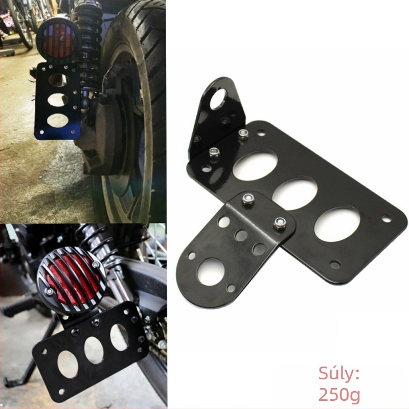 Hátsó rendszámtábla tartó Harley chopper bobberhez – LFDKC, modell: chopper bobber, kompatibilis: chopper bobber