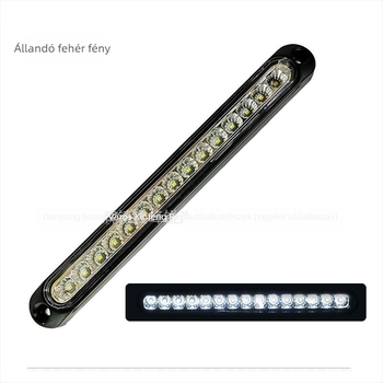 LED Hátsó Lámpa Teherautókhoz – 12-24V, Felsőre Szerelt Féklámpa, Élettartam 10000 Óra