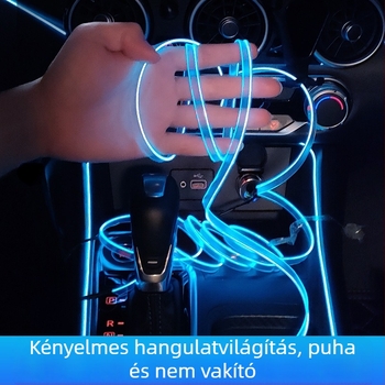 LED száloptikai belső autóvilágítás – hideg fény, 500 lm, 12V, IP67