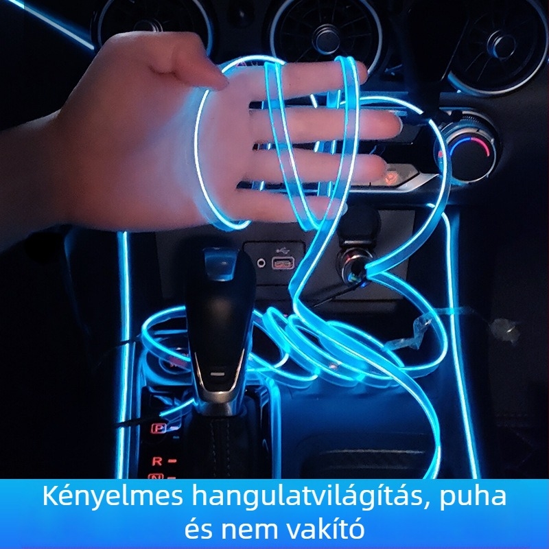 LED száloptikai belső autóvilágítás – hideg fény, 500 lm, 12V, IP67