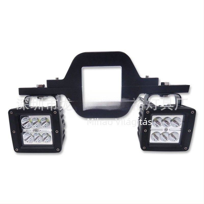 Wrangler-kompatibilis LED munkalámpa tartó, 36W, 9-36V, 5000h, 50000K, alumínium