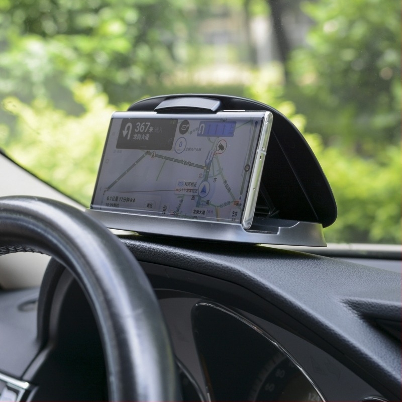 Autó műszerfalára szerelhető telefon-tartó 360°-os forgással, levehető lemez, ragasztásos telepítés, univerzális az műszerfal számára