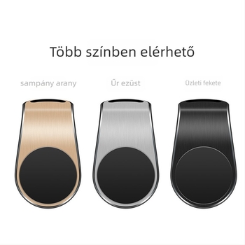 L-típusú légkivezető mágneses telefontartó, gyors rögzítés, univerzális Apple és Android