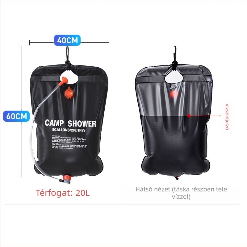 Carlos kültéri mosó táska — Zhejiang eredetű, kemping zuhanyozáshoz