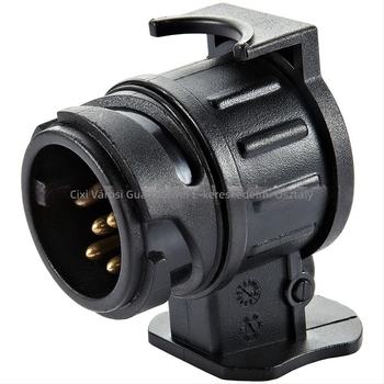 13-pontról 7-pontigra: európai stílusú utánfutó és terepjáró elektromos csatlakozó interfész adapter (Márka: Nincs; Privát címke: Nem; Dobozonként: 100 darab)