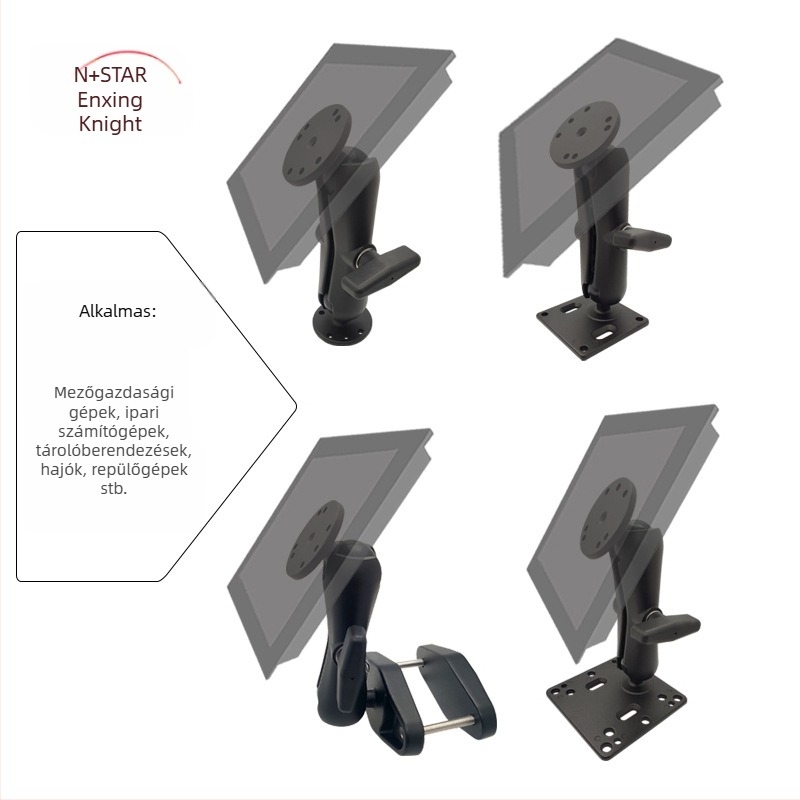 Ipari tabletabase vagy állvány VESA tartóval, modell NPHA-MC-B15cm ARM-BC; emelés típusú; tömeg 0.9 kg; kompatibil iPad/iPhone sorozattal; alkalmas mezőgazdaságra, állattenyésztésre, erdőgazdálkodásra, halászatban