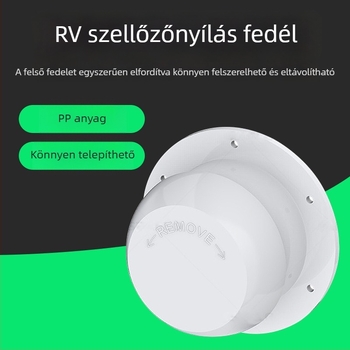 Yu Mu SFPV1-01 tetőre szerelt RV gombafejű szellőző ventilátor esővédővel, PP