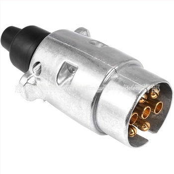 7-szálas európai stílusú pótkocsi elektromos csatlakozófej, alumínium ötvözetből