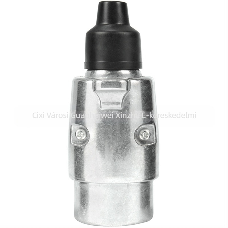 7-szálas európai stílusú pótkocsi elektromos csatlakozófej, alumínium ötvözetből