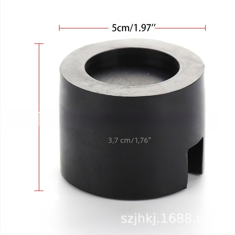 Általános autó gumírozott támogató pad, modell A0368, TY-kompatibilis, hornyolt sínhez adapter