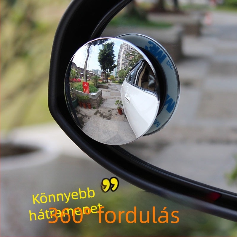 Feiwo keret nélküli visszapillantó tükör, forgó, széles látómezővel és holttér-tükrövel