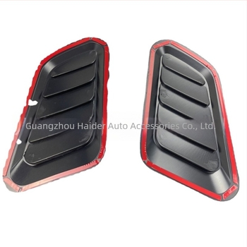 Autó motorháztető légkivezető dekorációs matrica, ABS, TM-368 modell, testreszabható, általános kompatibilitás