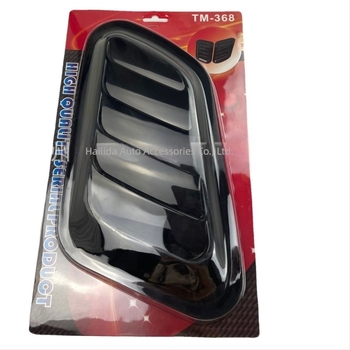 Autó motorháztető légkivezető dekorációs matrica, ABS, TM-368 modell, testreszabható, általános kompatibilitás