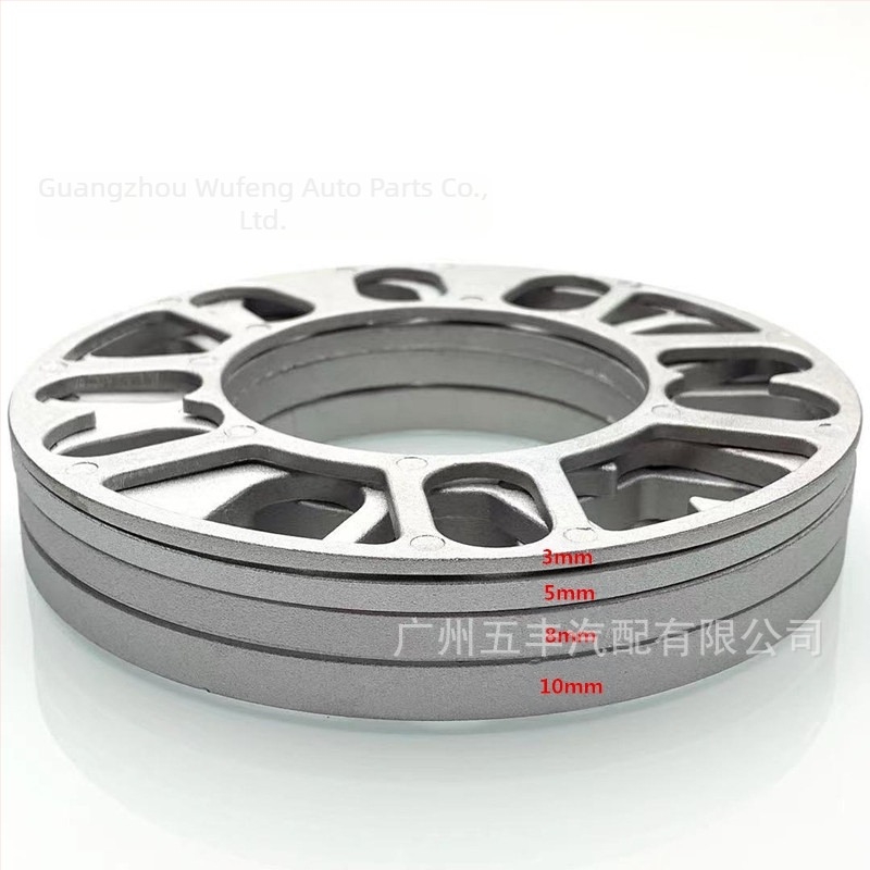 Kerékagy módosító készlet szélesítéshez, ET alátétek és karimák, alumíniumötvözet; univerzális kompatibilitás; testreszabható feldolgozás