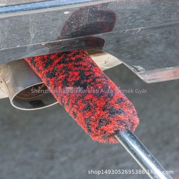 Autóhoz készült kerékagy tisztító ecset, típus: tisztító ecset, modell: kerékagy ecset, anyag: rost