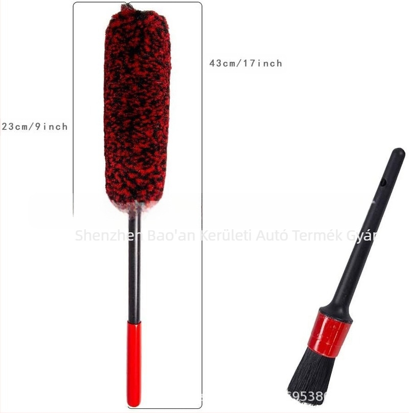 Autóhoz készült kerékagy tisztító ecset, típus: tisztító ecset, modell: kerékagy ecset, anyag: rost