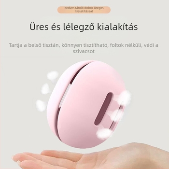 Szilikon szépségtojás tároló – utazási hordozható sminkszivacs és púder puff szervező