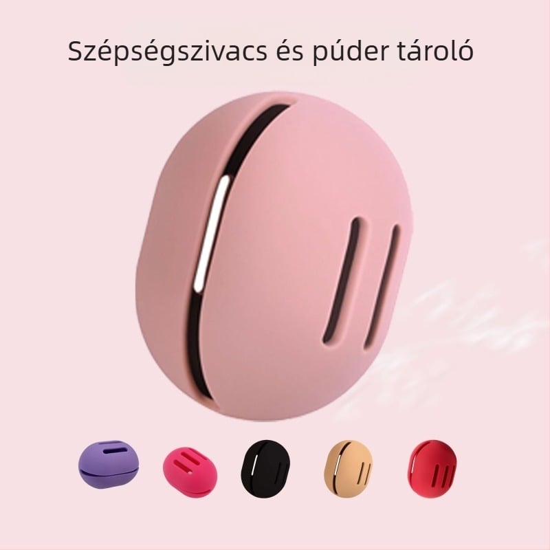 Szilikon szépségtojás tároló – utazási hordozható sminkszivacs és púder puff szervező