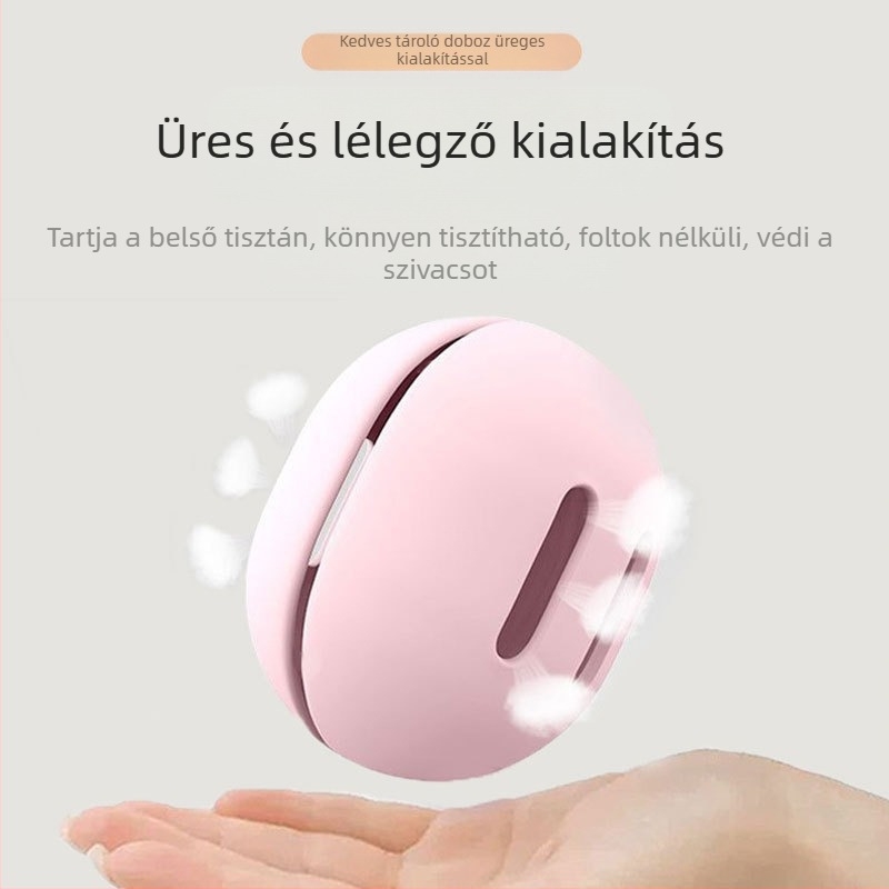 Szilikon szépségtojás tároló – utazási hordozható sminkszivacs és púder puff szervező