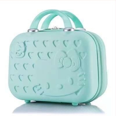 Kozmetikai utazótáska, ABS anyag, vízálló, anti-theft kombinációs zár, cipzáros nyitás, univerzális kerekek, otthoni tároláshoz