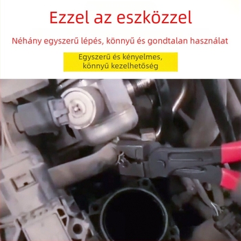 Autóvízcső- csipesz — króm-vanádium acél, 1 db, autójavító eszköz, tigress típusú klímás cső eltávolító