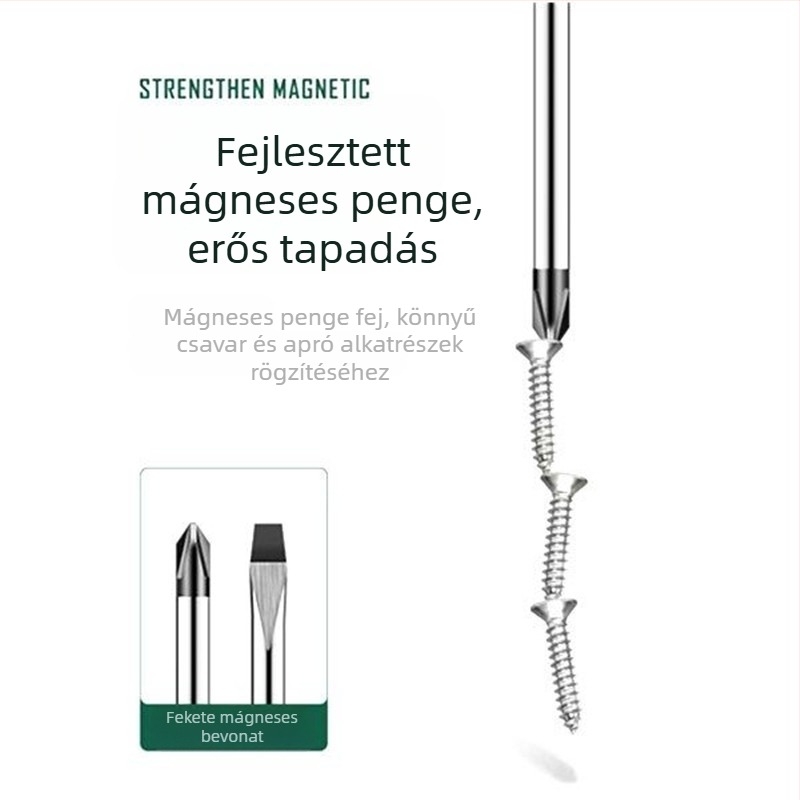 USLIKE Keresztfejű csavarhúzó Cr-V acélból, mágneses, szigetelt, 100 g tömeg, nyele új anyagból