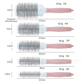 Jinba hajkefe — ABS anyagú, hengeres göndörítő eszköz
