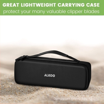 Szépségolló pengéinek tároló táska EVA- dobozzal, 12 rekesz, szagtalan, védőfedél tárolása, logó nyomtatás elérhető