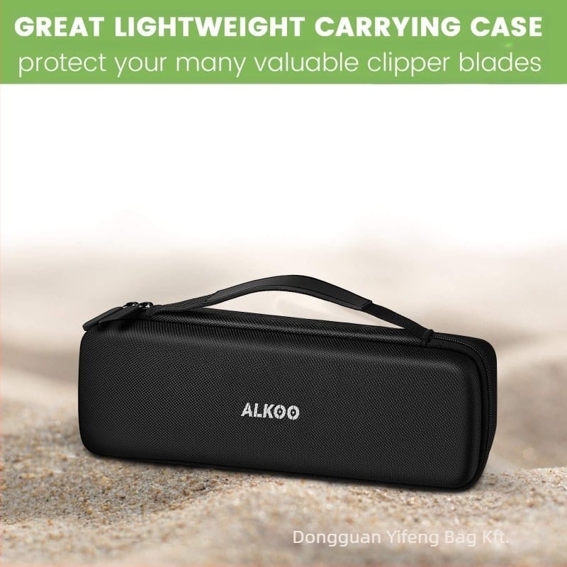 Szépségolló pengéinek tároló táska EVA- dobozzal, 12 rekesz, szagtalan, védőfedél tárolása, logó nyomtatás elérhető