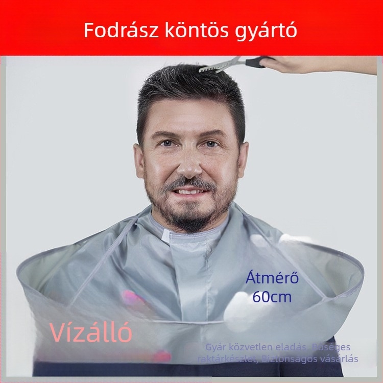 Fodrász köpeny – hajfestéshez, univerzális használat, súly 60 g