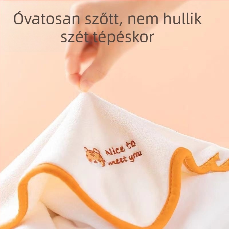 5 darabos gyerek arckendő korall velúr anyagból, Spider-Man rajzfilm dizájn, négyszögletes, 25 g, logó nyomtatás