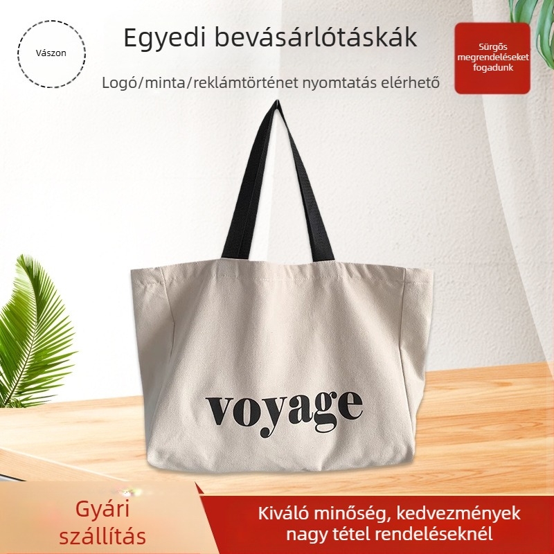 DIY vászontáska, testreszabható, hőtranszferes nyomtatás, alj és oldalsó varratokkal